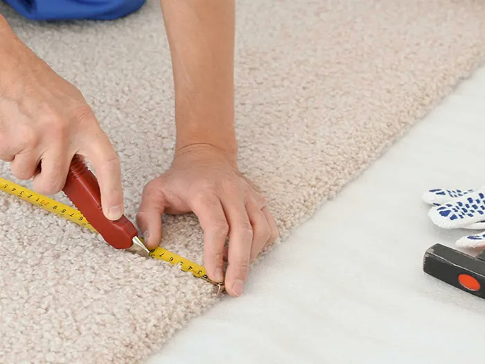 Colocación y ajuste de alfombras